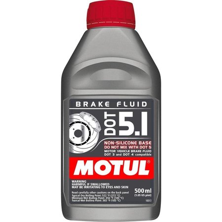 MOTUL USA Motul Usa 100951 500 ml DOT Brake Fluid 5.1 - 12X MOT-100951